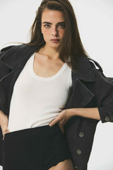 MANECH 001 D DENIM DUNKELGRAU JACKE
