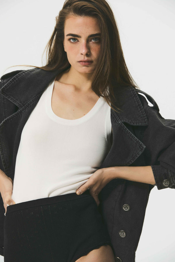 MANECH 001 D DENIM DUNKELGRAU JACKE