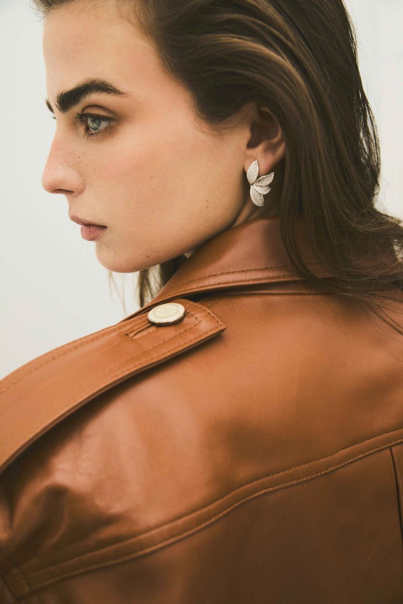Cazadora de piel Manech 001 CARAMEL