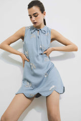 VESTIDO VESTIDO 002 WAVE BABY BLUE