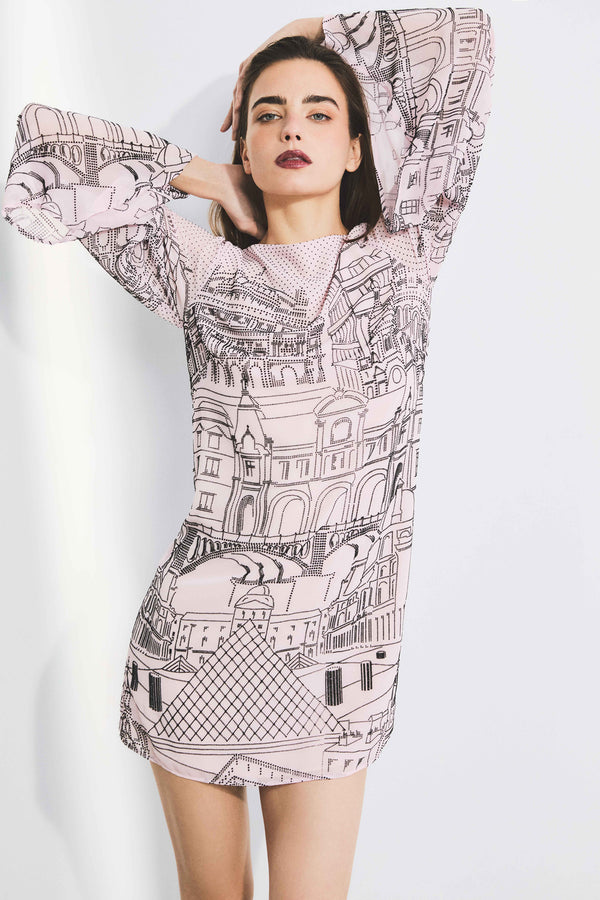 VESTIDO 001 PARIS ROSÉ