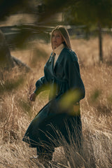 ABRIGO 001 LARGE DENIM WOOL