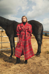 ABRIGO 001 LARGE RED LONDON