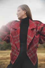 VESTE EN LAINE MANECH 001 RED LONDON