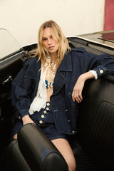 Bermuda Vaquera Navy Blue