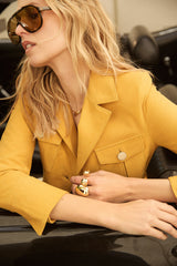 Chaqueta Nobuck Sahariana