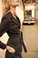 Chaqueta Nobuck Sahariana