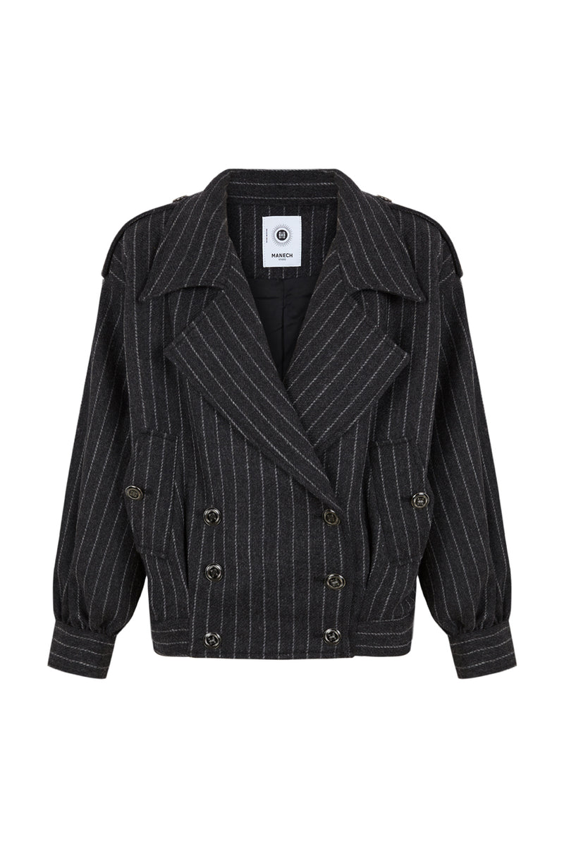 Manech 001 W Smart Grey Wolljacke