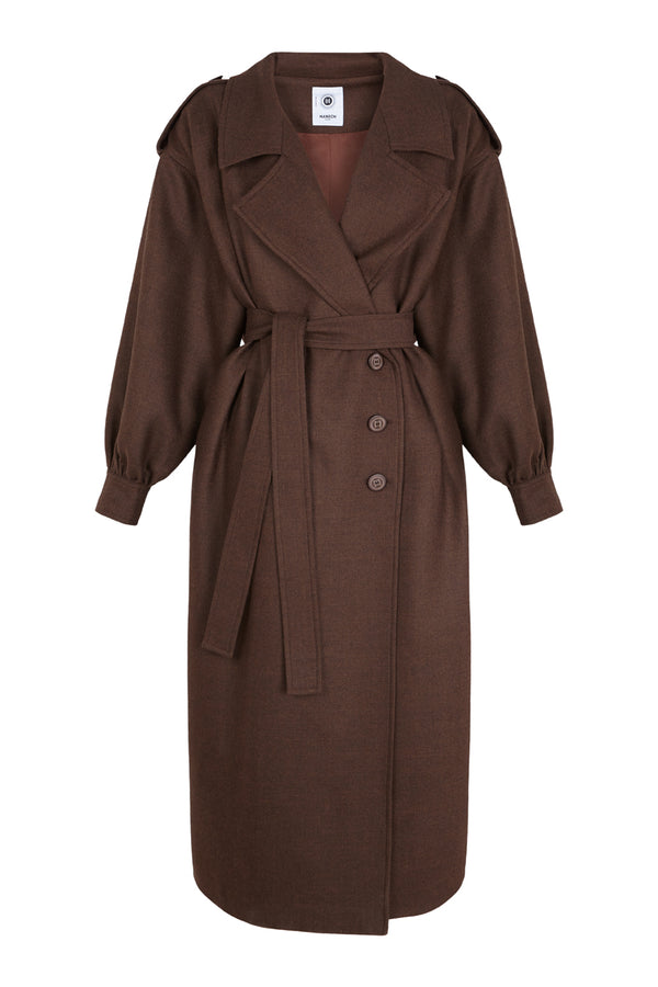 ABRIGO 001 LARGE CHOCOLATE