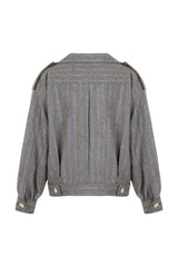 Cazadora de Lana Manech 001 W Light Grey