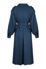 ABRIGO 001 LARGE DENIM WOOL