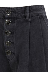 001 DUNKELGRAU DENIM-SHORTS