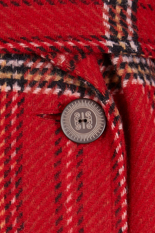 ABRIGO 001 LARGE RED LONDON