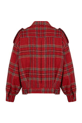 VESTE EN LAINE MANECH 001 RED LONDON