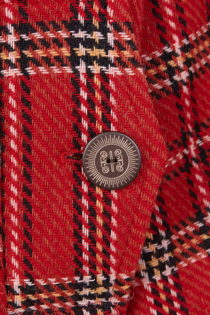 VESTE EN LAINE MANECH 001 RED LONDON