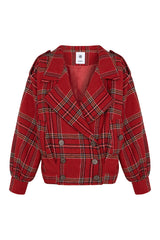 VESTE EN LAINE MANECH 001 RED LONDON