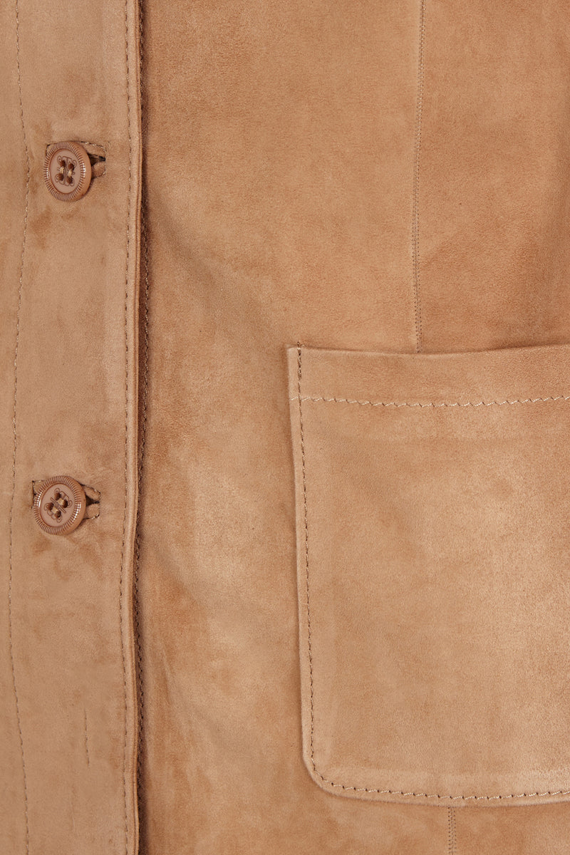 Manech 005 Limited Edition Camel Wildlederjacke