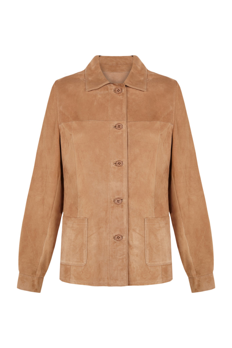 Manech 005 Limited Edition Camel Wildlederjacke
