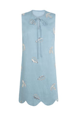 VESTIDO VESTIDO 002 WAVE BABY BLUE