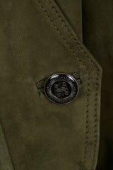 Cazadora de piel Manech 001 L Green Nobuck Limited Edition.