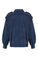 Cazadora de ante Manech 001 NAVY