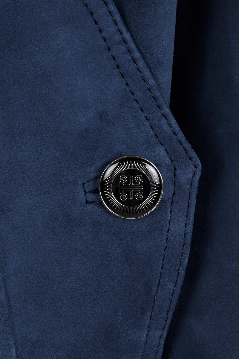 Cazadora de ante Manech 001 NAVY