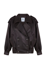 Manech 001 L Dark Chocolate Limited Edition Lederjacke