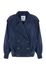 Cazadora de ante Manech 001 NAVY