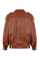 Cazadora de piel Manech 001 CARAMEL