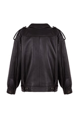 Manech 001 L Black Limited Edition Lederjacke.