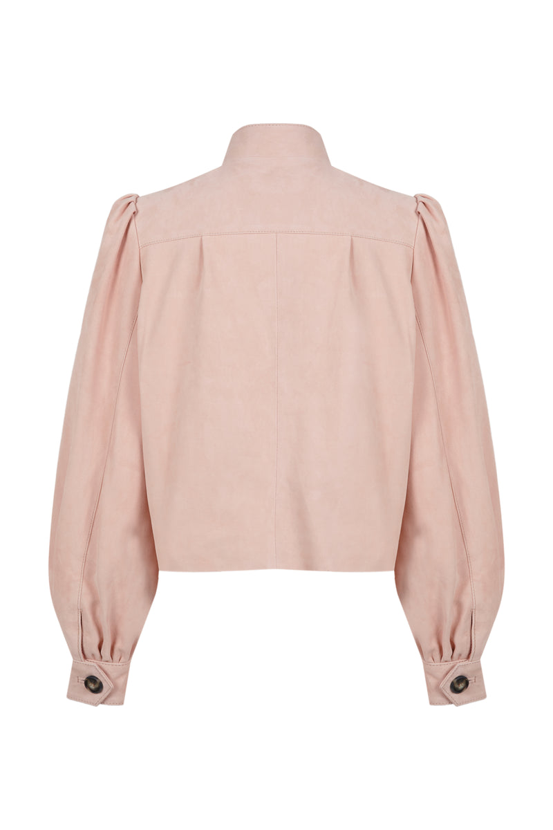 CHAQUETA DE ANTE MANECH 006 CHAMPAGNE ROSÉ