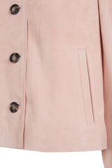 CHAQUETA DE ANTE MANECH 006 CHAMPAGNE ROSÉ