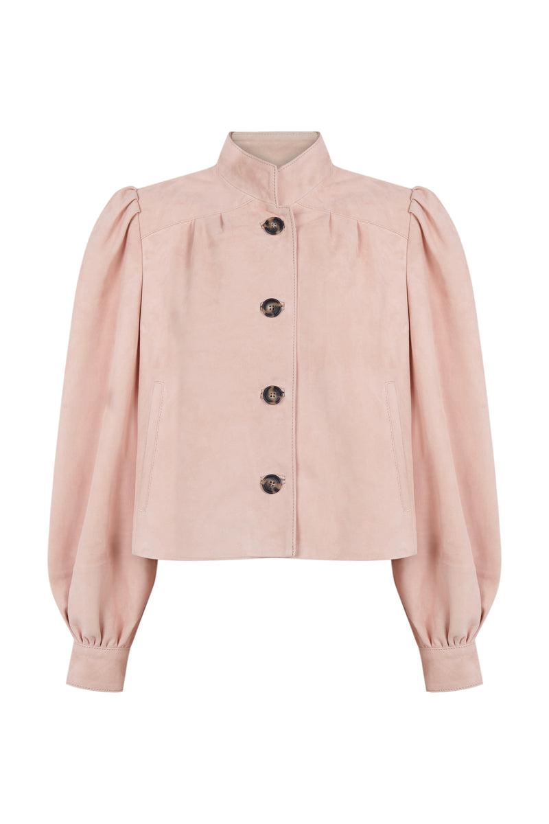 CHAQUETA DE ANTE MANECH 006 CHAMPAGNE ROSÉ