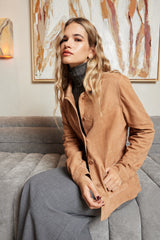 Manech 005 Limited Edition Camel Wildlederjacke