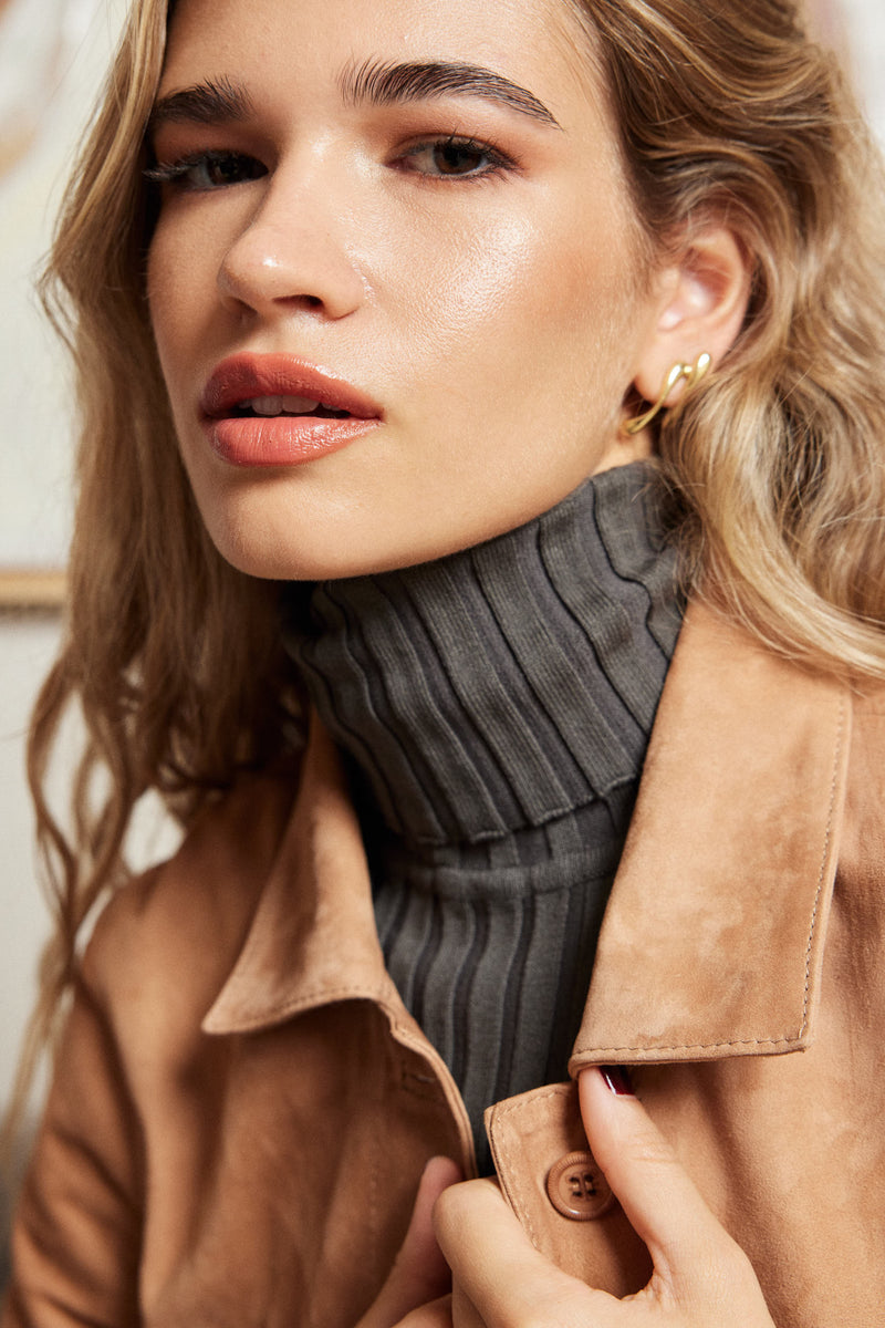 Manech 005 Limited Edition Camel Wildlederjacke