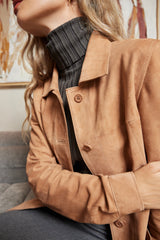 Manech 005 Limited Edition Camel Wildlederjacke