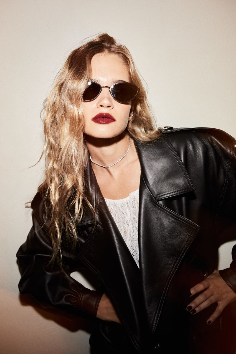 Manech 001 L Black Limited Edition Lederjacke.