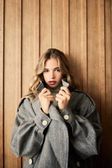 Cazadora de Lana Manech 001 W Light Grey