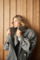 Cazadora de Lana Manech 001 W Light Grey