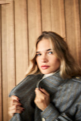 Cazadora de Lana Manech 001 W Light Grey