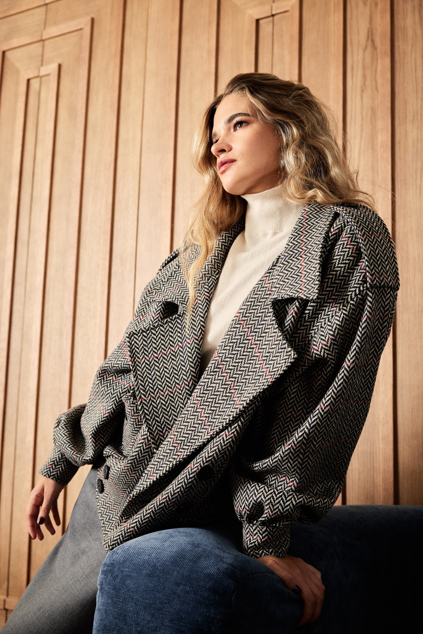 Cazadora de lana Manech 001 w Domino – MANECH. Limited pieces made 100% ...