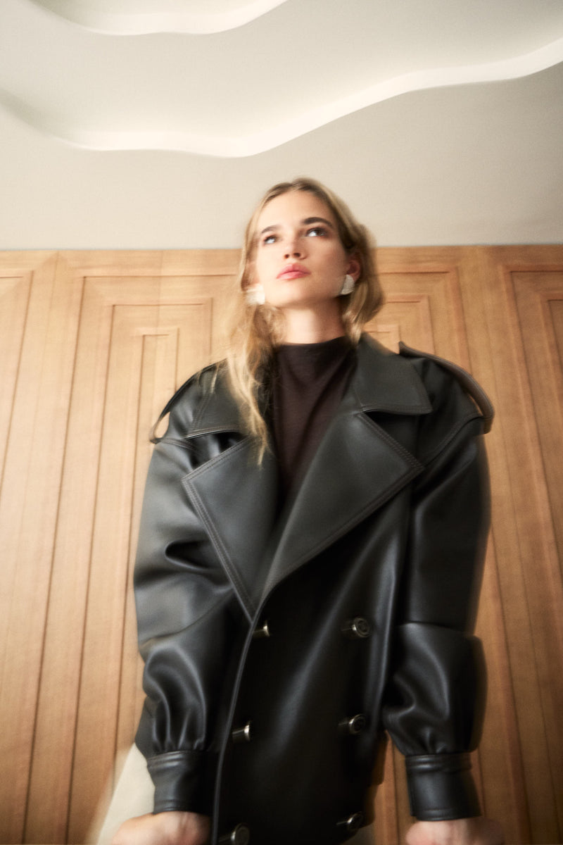 Manech 001 L Dark Chocolate Limited Edition Lederjacke